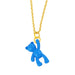 Wholesale Necklaces gold bear copper JDC-NE-AS328 Neckaces JoyasDeChina Blue Wholesale Jewelry JoyasDeChina Joyas De China
