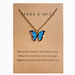 Bulk Jewelry Wholesale Necklaces gold blue butterfly Alloy JDC-NE-xy086 Wholesale factory from China YIWU China