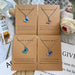 Wholesale Necklaces gold blue butterfly Alloy JDC-NE-xy086 necklaces JoyasDeChina Wholesale Jewelry JoyasDeChina Joyas De China