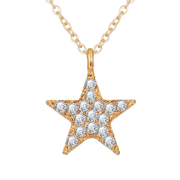 Bulk Jewelry Wholesale Necklaces gold Diamond-studded stars, moon and sun multi-layer hollow Alloy JDC-NE-xy106 Wholesale factory from China YIWU China