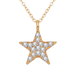 Bulk Jewelry Wholesale Necklaces gold Diamond-studded stars, moon and sun multi-layer hollow Alloy JDC-NE-xy106 Wholesale factory from China YIWU China