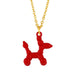 Wholesale Necklaces gold dog copper JDC-NE-AS329 Neckaces JoyasDeChina red Wholesale Jewelry JoyasDeChina Joyas De China