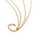 Bulk Jewelry Wholesale Necklaces gold Earth Alloy JDC-NE-xy154 Wholesale factory from China YIWU China