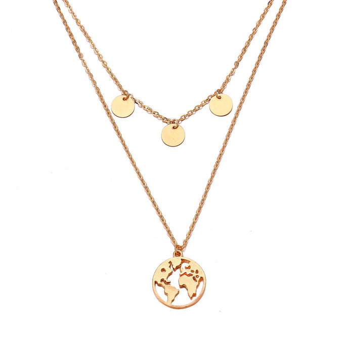 Bulk Jewelry Wholesale Necklaces gold Earth Alloy JDC-NE-xy154 Wholesale factory from China YIWU China
