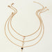 Bulk Jewelry Wholesale Necklaces gold geometry Alloy JDC-NE-e209 Wholesale factory from China YIWU China