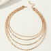 Bulk Jewelry Wholesale Necklaces gold geometry Alloy JDC-NE-e210 Wholesale factory from China YIWU China