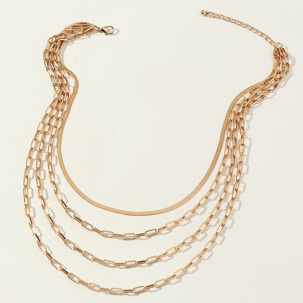 Bulk Jewelry Wholesale Necklaces gold geometry Alloy JDC-NE-e210 Wholesale factory from China YIWU China