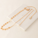 Bulk Jewelry Wholesale Necklaces gold geometry Alloy JDC-NE-e211 Wholesale factory from China YIWU China