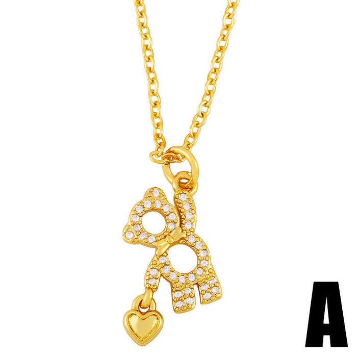 Wholesale Necklaces gold geometry copper JDC-NE-AS335 Neckaces JoyasDeChina A Wholesale Jewelry JoyasDeChina Joyas De China