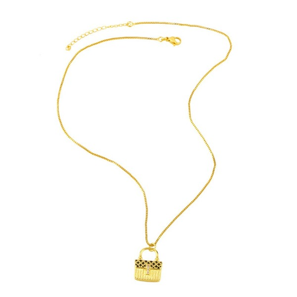 Wholesale Necklaces gold geometry copper JDC-NE-AS360 Neckaces JoyasDeChina Wholesale Jewelry JoyasDeChina Joyas De China