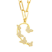 Wholesale Necklaces gold geometry copper JDC-NE-AS370 Neckaces JoyasDeChina Wholesale Jewelry JoyasDeChina Joyas De China