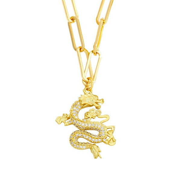 Wholesale Necklaces gold geometry copper JDC-NE-AS370 Neckaces JoyasDeChina Wholesale Jewelry JoyasDeChina Joyas De China