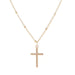 Bulk Jewelry Wholesale Necklaces gold Jesus cross Alloy JDC-NE-cy031 Wholesale factory from China YIWU China