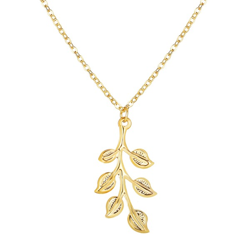 Bulk Jewelry Wholesale Necklaces gold Leaf pendant Alloy JDC-NE-xy187 Wholesale factory from China YIWU China