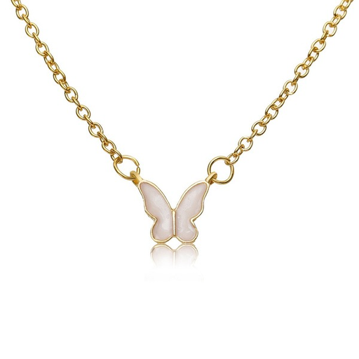 Bulk Jewelry Wholesale Necklaces gold Light Luxury Fritillary Butterfly Alloy JDC-NE-xy100 Wholesale factory from China YIWU China