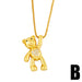 Wholesale Necklaces gold Little bear copper JDC-NE-AS321 Neckaces JoyasDeChina B Wholesale Jewelry JoyasDeChina Joyas De China