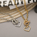 Bulk Jewelry Wholesale Necklaces gold Love OT Alloy JDC-NE-xy093 Wholesale factory from China YIWU China