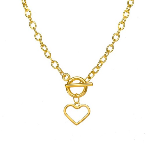 Bulk Jewelry Wholesale Necklaces gold Love OT Alloy JDC-NE-xy093 Wholesale factory from China YIWU China