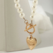 Bulk Jewelry Wholesale Necklaces gold Love pearl JDC-NE-e098 Wholesale factory from China YIWU China