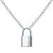 Bulk Jewelry Wholesale Necklaces gold Metal lock JDC-NE-xy141 Wholesale factory from China YIWU China
