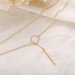 Bulk Jewelry Wholesale Necklaces gold Metal ring short Alloy JDC-NE-xy144 Wholesale factory from China YIWU China