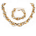 Wholesale Necklaces gold Mixed color thick chain alloy JDC-NE-TC141 Neckaces JoyasDeChina 18040 Wholesale Jewelry JoyasDeChina Joyas De China