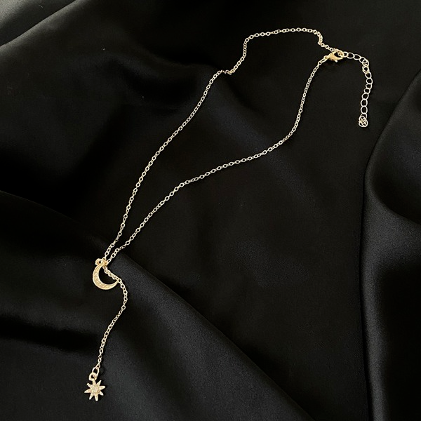 Bulk Jewelry Wholesale Necklaces gold Moon stars Alloy JDC-NE-b196 Wholesale factory from China YIWU China