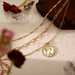 Bulk Jewelry Wholesale Necklaces gold Portrait round card Alloy JDC-NE-F526 Wholesale factory from China YIWU China