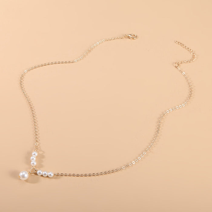 Bulk Jewelry Wholesale Necklaces gold Retro style pearl  JDC-NE-cy027 Wholesale factory from China YIWU China