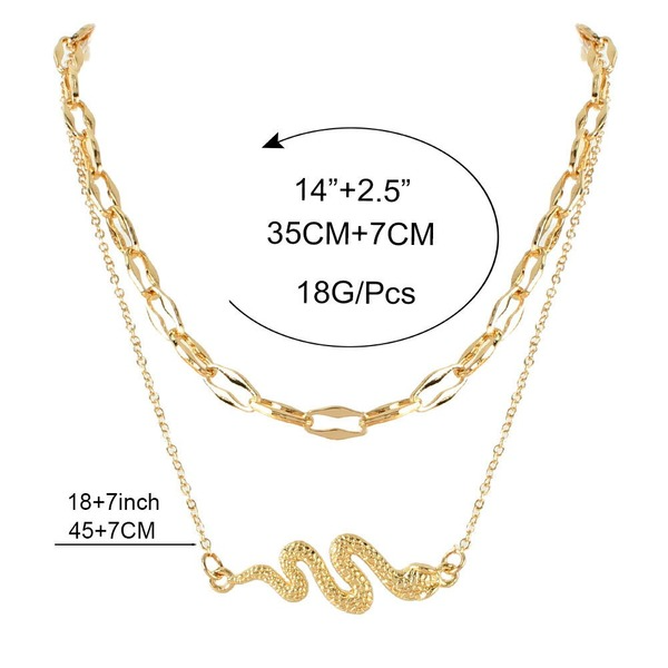 Wholesale Necklaces gold Serpentine alloy JDC-NE-TC164 Neckaces JoyasDeChina Wholesale Jewelry JoyasDeChina Joyas De China