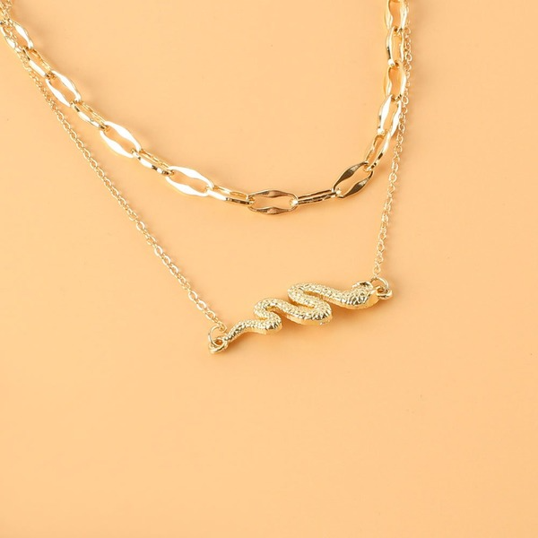 Wholesale Necklaces gold Serpentine alloy JDC-NE-TC164 Neckaces JoyasDeChina Wholesale Jewelry JoyasDeChina Joyas De China