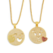 Wholesale Necklaces gold Smiley copper JDC-NE-AS331 Neckaces JoyasDeChina Wholesale Jewelry JoyasDeChina Joyas De China