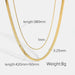 Bulk Jewelry Wholesale Necklaces gold Stainless steel geometry JDC-NE-JD054 Wholesale factory from China YIWU China