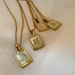 Wholesale Necklaces gold Stainless steel letter JDC-NE-JD013 necklaces JoyasDeChina Wholesale Jewelry JoyasDeChina Joyas De China