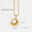 Wholesale Necklaces gold Stainless steel Round shape JDC-NE-JD026 necklaces JoyasDeChina JDN20170 Wholesale Jewelry JoyasDeChina Joyas De China
