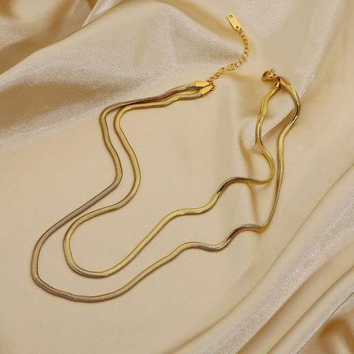 Wholesale Necklaces gold Stainless steel Snake chain JDC-NE-JD090 necklaces JoyasDeChina Wholesale Jewelry JoyasDeChina Joyas De China