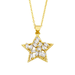 Wholesale Necklaces gold star copper JDC-NE-AS359 Neckaces JoyasDeChina Wholesale Jewelry JoyasDeChina Joyas De China