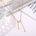 Bulk Jewelry Wholesale Necklaces gold Stars tassel moon Alloy JDC-NE-xy129 Wholesale factory from China YIWU China