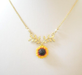 Bulk Jewelry Wholesale Necklaces gold sunflower Alloy JDC-NE-xy175 Wholesale factory from China YIWU China