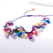 Bulk Jewelry Wholesale Necklaces Purple shell weaving JDC-NE-JJ015 Wholesale factory from China YIWU China