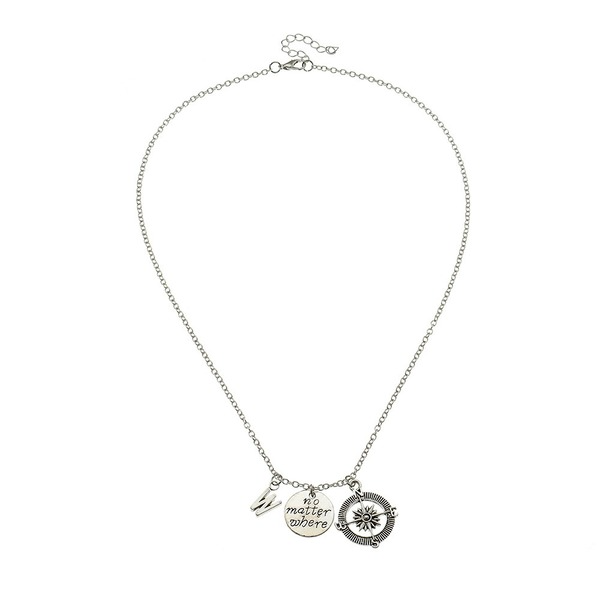 Bulk Jewelry Wholesale Necklaces silver geometry Alloy JDC-NE-e213 Wholesale factory from China YIWU China