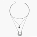Bulk Jewelry Wholesale Necklaces Silver lotus pendant Alloy JDC-NE-cy021 Wholesale factory from China YIWU China