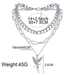 Wholesale Necklaces Silver thick chain angel alloy JDC-NE-TC151 Neckaces JoyasDeChina Wholesale Jewelry JoyasDeChina Joyas De China