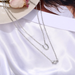 Bulk Jewelry Wholesale Necklaces  Silver U shape Alloy JDC-NE-xy157 Wholesale factory from China YIWU China