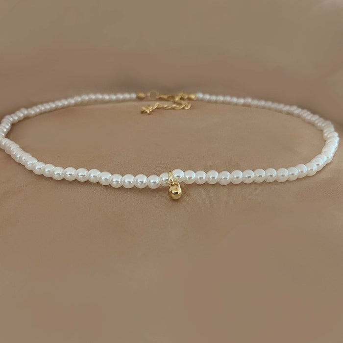 Bulk Jewelry Wholesale Necklaces white Ball pearl Alloy JDC-NE-xy087 Wholesale factory from China YIWU China