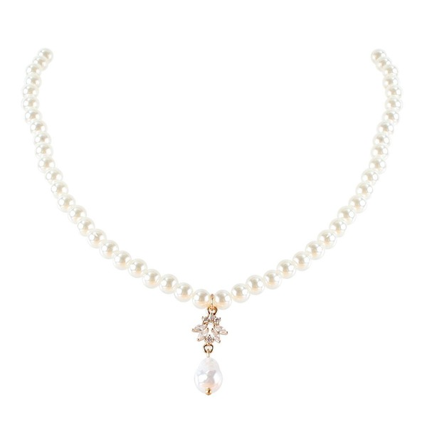 Wholesale Necklaces White pearl geometry JDC-NE-TC157 Neckaces JoyasDeChina Wholesale Jewelry JoyasDeChina Joyas De China