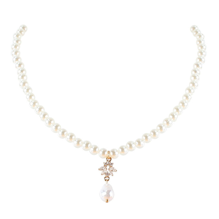 Wholesale Necklaces White pearl geometry JDC-NE-TC157 Neckaces JoyasDeChina white Wholesale Jewelry JoyasDeChina Joyas De China