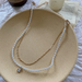 Bulk Jewelry Wholesale Necklaces White pearl zircon JDC-NE-b193 Wholesale factory from China YIWU China