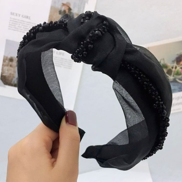 Wholesale net yarn knotted fabric headband JDC-HD-GSDX012 Headband JoyasDeChina Wholesale Jewelry JoyasDeChina Joyas De China