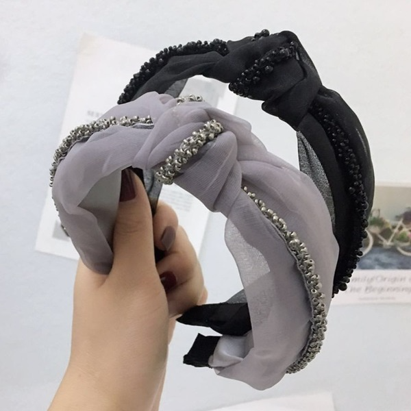 Wholesale net yarn knotted fabric headband JDC-HD-GSDX012 Headband JoyasDeChina Wholesale Jewelry JoyasDeChina Joyas De China